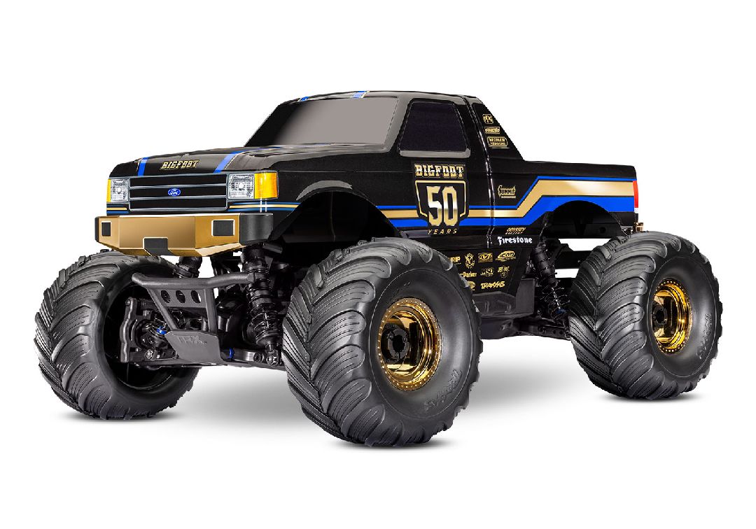 Traxxas Bigfoot 50th Anniversary 4X4 Brushless: 1/10-scale 4WD Monster Truck